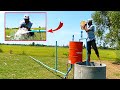 Pressured Pump From Deep Well Amazing Auto Water Motion From Deep Well Using Red Pressure Tank