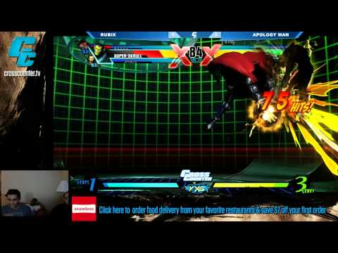 Cross Counter Room @ Evo 2013: Rubeks vs. @TheApologyMan FT3 - Ultimate Marvel vs. Capcom 3