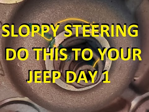 Jeep JT JL Wandering Sloppy Steering Fix for FREE, How to for the Gladiator Wrangler Dead Spot Slop
