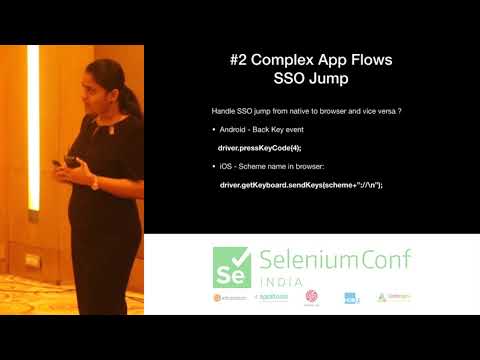Appium in an Enterprise Banking Organisation by Pavithra Navaneeth #SeConfIndia