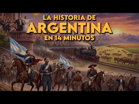 🔵⚪La HISTORIA ARGENTINA en 14 minutos🔵⚪| Resumen fácil y rápido