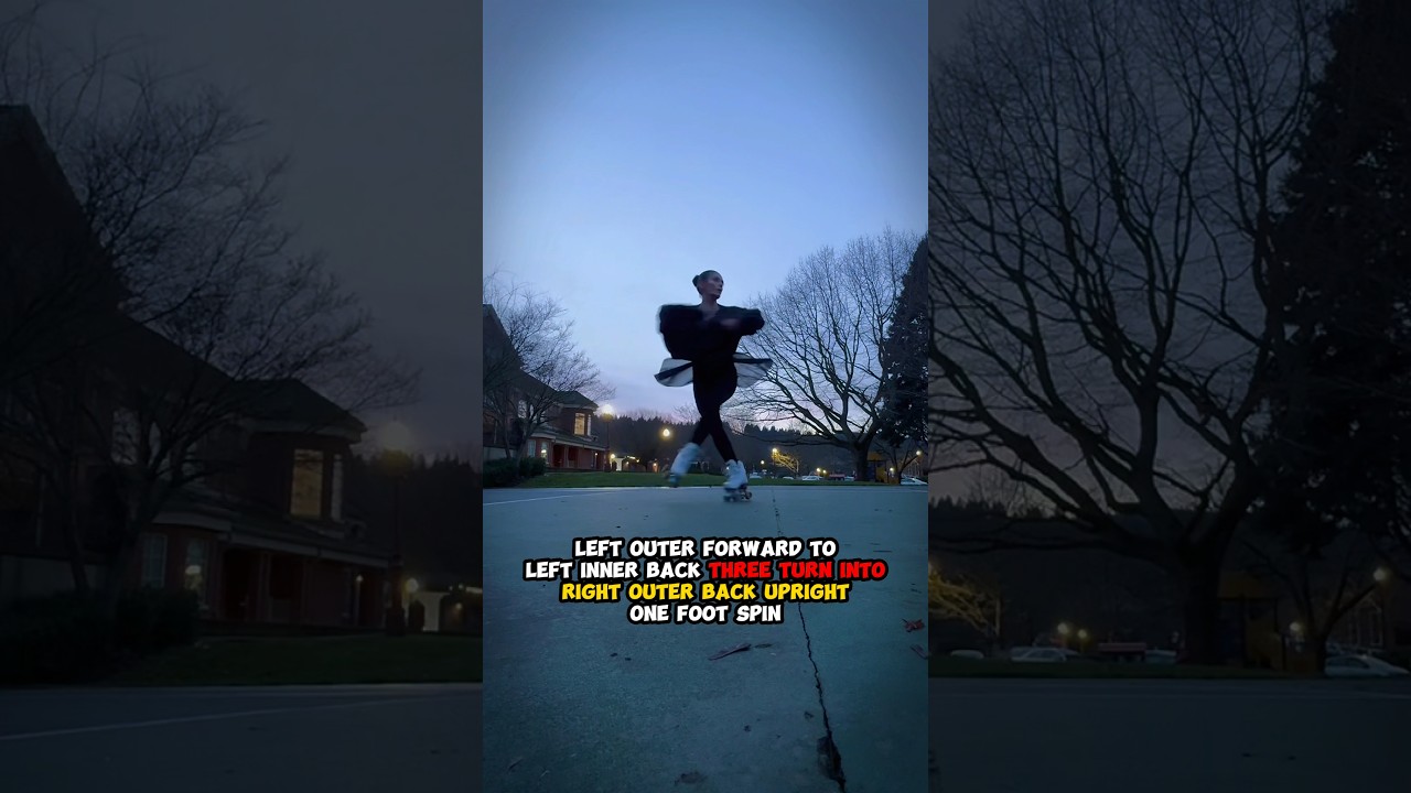 Three Turn Entrance Into Outer Backspin Example: