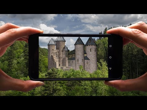 Digital Reconstruction of a Castle Ruin using Augmented-Reality