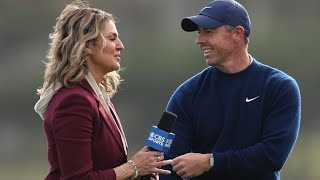 Rory McIlroy tackles Amanda Balionis question live on air - 'why would he say that
