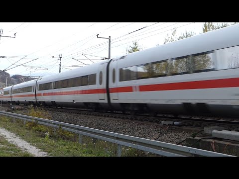 ICE 1 bei 280 km/h mit krassem Motorsound
