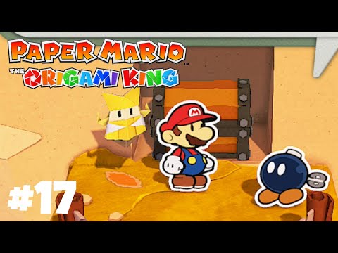 Paper Mario Origami King Gameplay Walkthrough Part 17 Chestnut Valley!