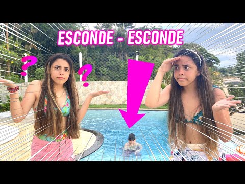 DESAFIO ESCONDE ESCONDE NA CASA DA PRAIA !!! - hide and seek challenge