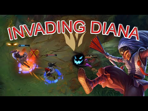 INVADING DIAMOND 1 DIANA WITH SHACO | Gaboesh