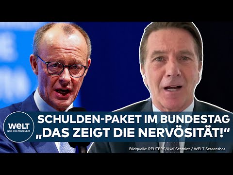 BUNDESTAG: "Erster Test für Merz!" Zitterpartie bei Abstimmung über Schulden-Paket