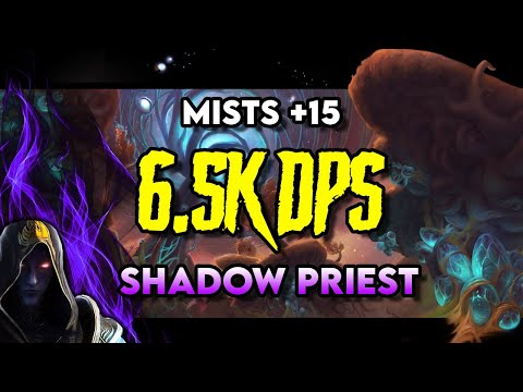 Mythic +15 Mists of Tirna Scithe Shadow Priest DPS POV SHADOWLANDS!