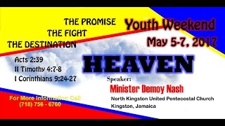 05-06-17, Minister Demoy Nash, Persuaded by The Promise