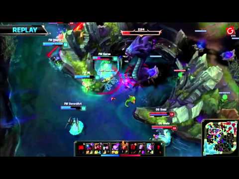 《LOL》2015 世界大賽 8強賽 W3D1 FW VS OG NL 神偷巴龍