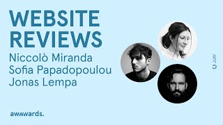 🔴 Live Jury Website Reviews | Niccolò Miranda, Sofia Papadopoulou & Jonas Lempa