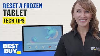 Reset Your Frozen Tablet - Tech Tips from Best Buy