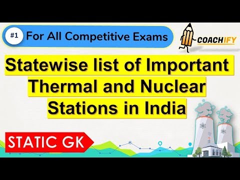 Important Power Plants in India | IBPS, Banking, RRB, RBI & SSC Video