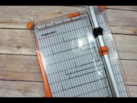 Fiskars New Paper Trimmer Initial Thoughts