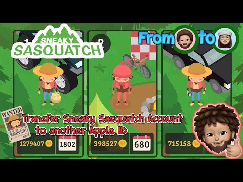 Sneaky Sasquatch - How to transfer Sneaky Sasquatch Account to another Apple ID