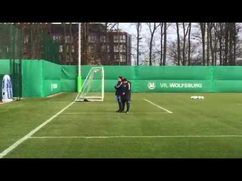 First training Bruno Labbadia as Wolfsburg manager/ 20.02.2018