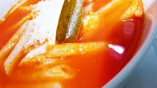 Cocinar Sopa de Pasta roja (Fácil Y sencillo)