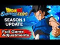 DRAGON BALL Sparking ZERO All New Season 1 Battle Game Mode Character Adjustments