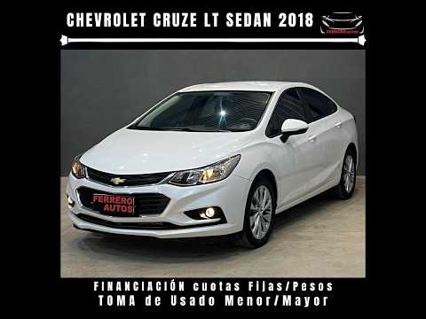 Se Vende: Chevrolet Cruze LT Sedan 2018 - FERRERO Automotores Oncativo (Provincia de Córdoba)