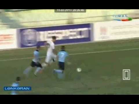 Khazar Lankaran 1-0 Sliema / 1. goal by Rahid Amirguliyev