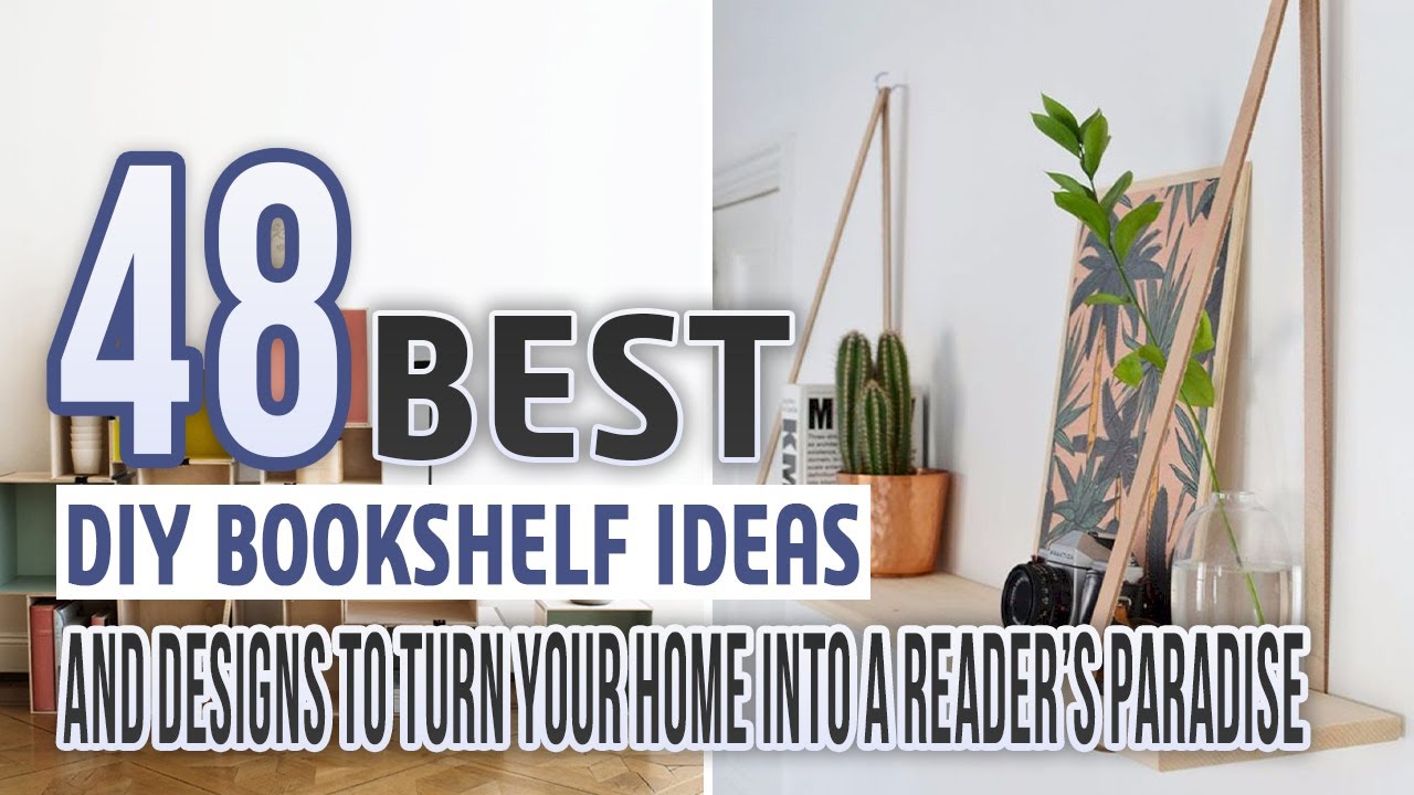 48 Best DIY Bookshelf Ideas and Designs To Turn Your Home Into A Reader’s Paradise