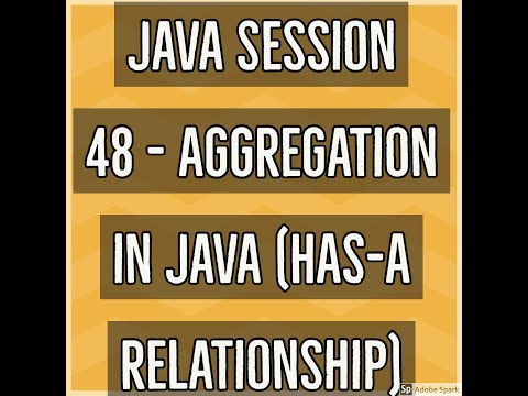 Java 48 Aggregation In Java Has A Relationship