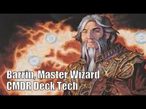 Aaron's Barrin, Master Wizard CMDR Deck [EDH / Commander / Magic the Gathering]