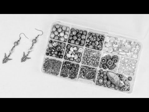 Organizing February 2026 Bargain Bead Box: Fairytale Romance + design on the fly earrings