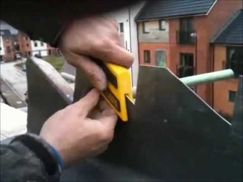 How to install lead step flashing.