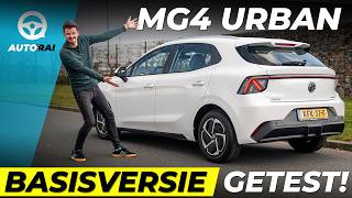 MG4 URBAN Comfort (2026): de absolute BASISVERSIE getest! - REVIEW - AutoRAI TV