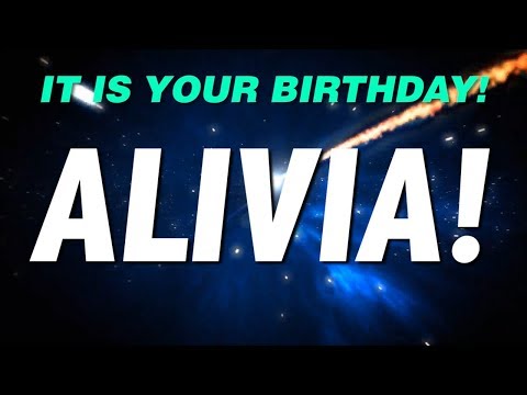 HAPPY BIRTHDAY ALIVIA! This is your gift.