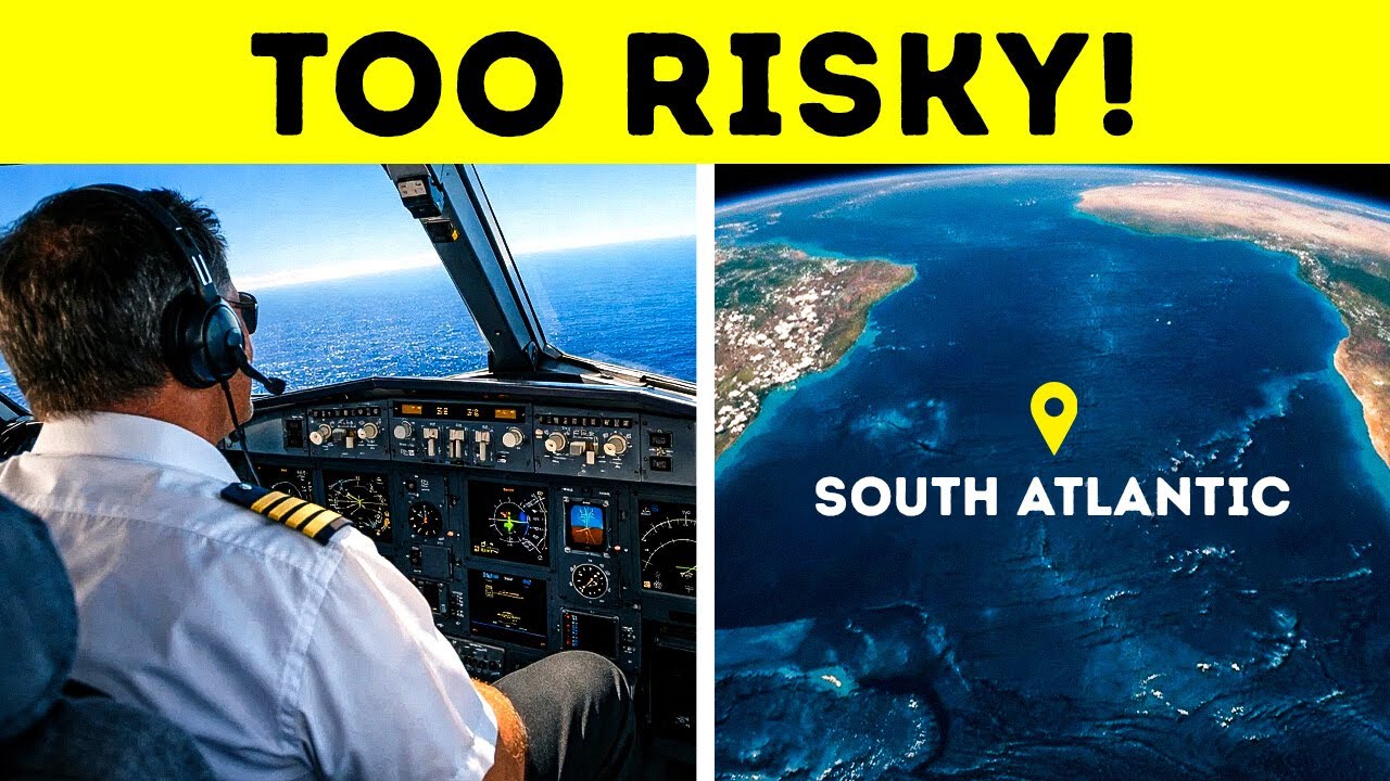 Why Almost No Planes Fly Over the South Atlantic