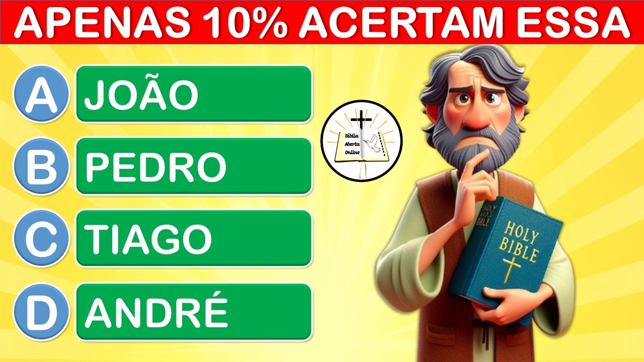 30 PERGUNTAS BÍBLICAS VARIADAS PARA TE DESAFIAR - QUIZ BÍBLICO