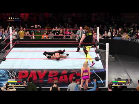 WWE 2K16 My Career The End Of the Rivalry   VS Undertaker At PayBack PPV