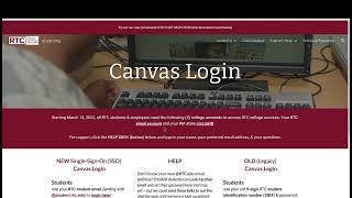 RTC   New Canvas Login Using RTC Email Credentials