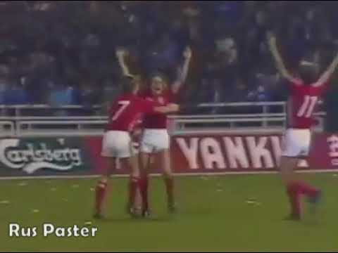 EURO-1984. Qualifiers. Group 3. Greece - Denmark. Highlights.