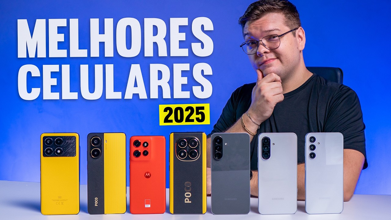 TOP MELHORES CELULARES para COMPRAR em 2025!