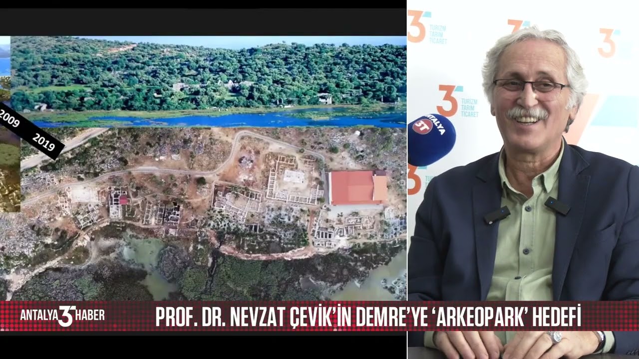Prof. Dr. Nevzat Çevik’in Demre’ye ‘Arkeopark’ hedefi