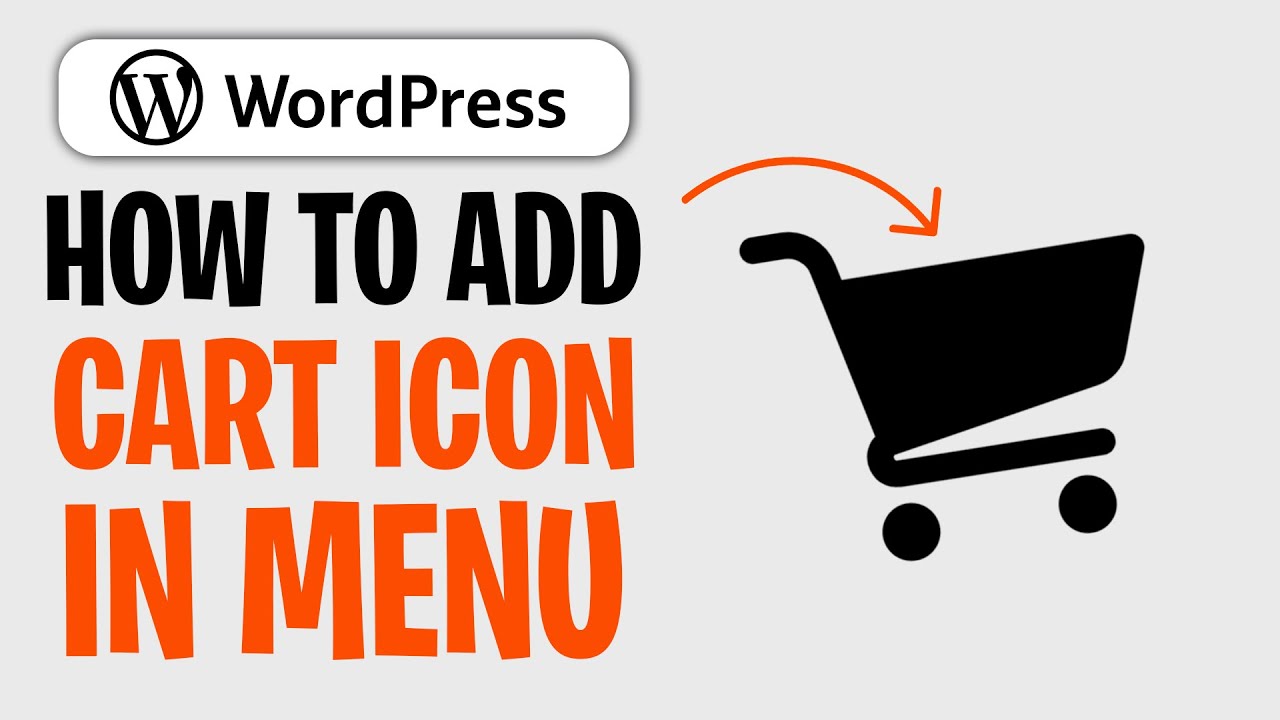 How to Add a Cart Icon in WordPress Menu (2026) ✅