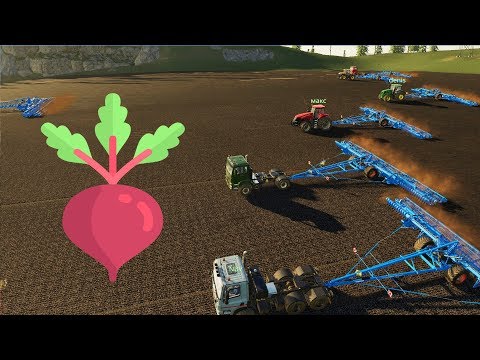 🚜ФЕРМА на МИЛЛИОН. СВЕКОЛЬНАЯ ПОСЕВНАЯ! Farming Simulator 19