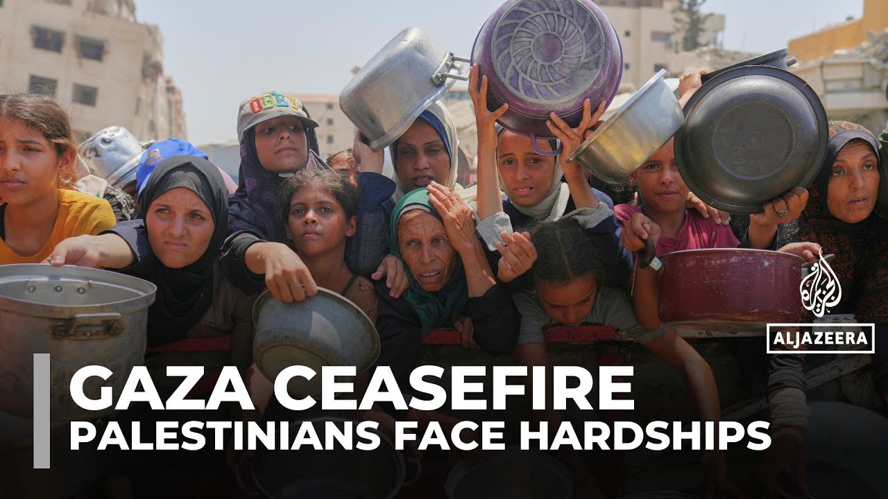 Palestinians continue to endure hardships in Gaza despite ceasefire