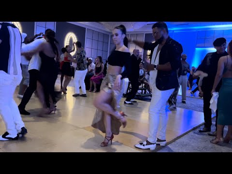 Alex Flavor and Jessica Szota Dancing Salsa at the DC Capital Congress 2023