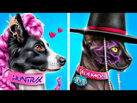 K-Pop Demon Hunters Save Missing Dog! Cute Pet Rescue Story