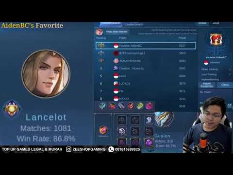 KELINCAHAN TANGAN TOP GLOBAL 1 LANCE AIDENBC!