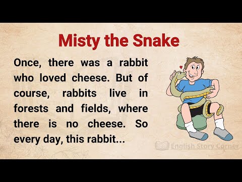 Learn English Through Story Level 1 | Misty The Snake | Graded Reader