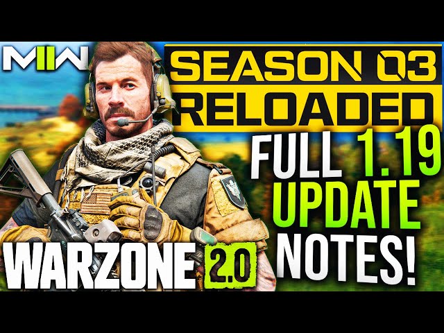 All bug fixes in Modern Warfare 2 and Warzone 2 Season 3 Reloaded