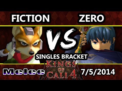 Kings of Cali 4 - Fiction (Fox) Vs. ZeRo (Fox, Marth) - Bracket