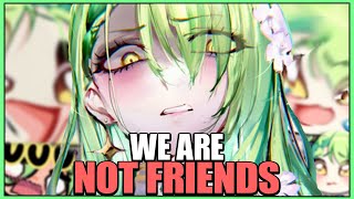 Fans Reaction To We Are Not Friends From Vtuber [ Fauna ]